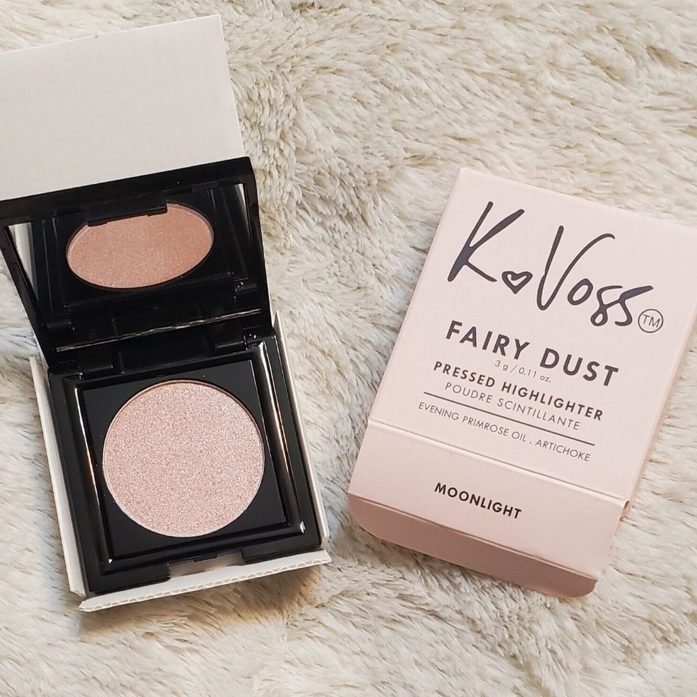 K Voss Fairy Dust Pressed Highlighter-Moonlight